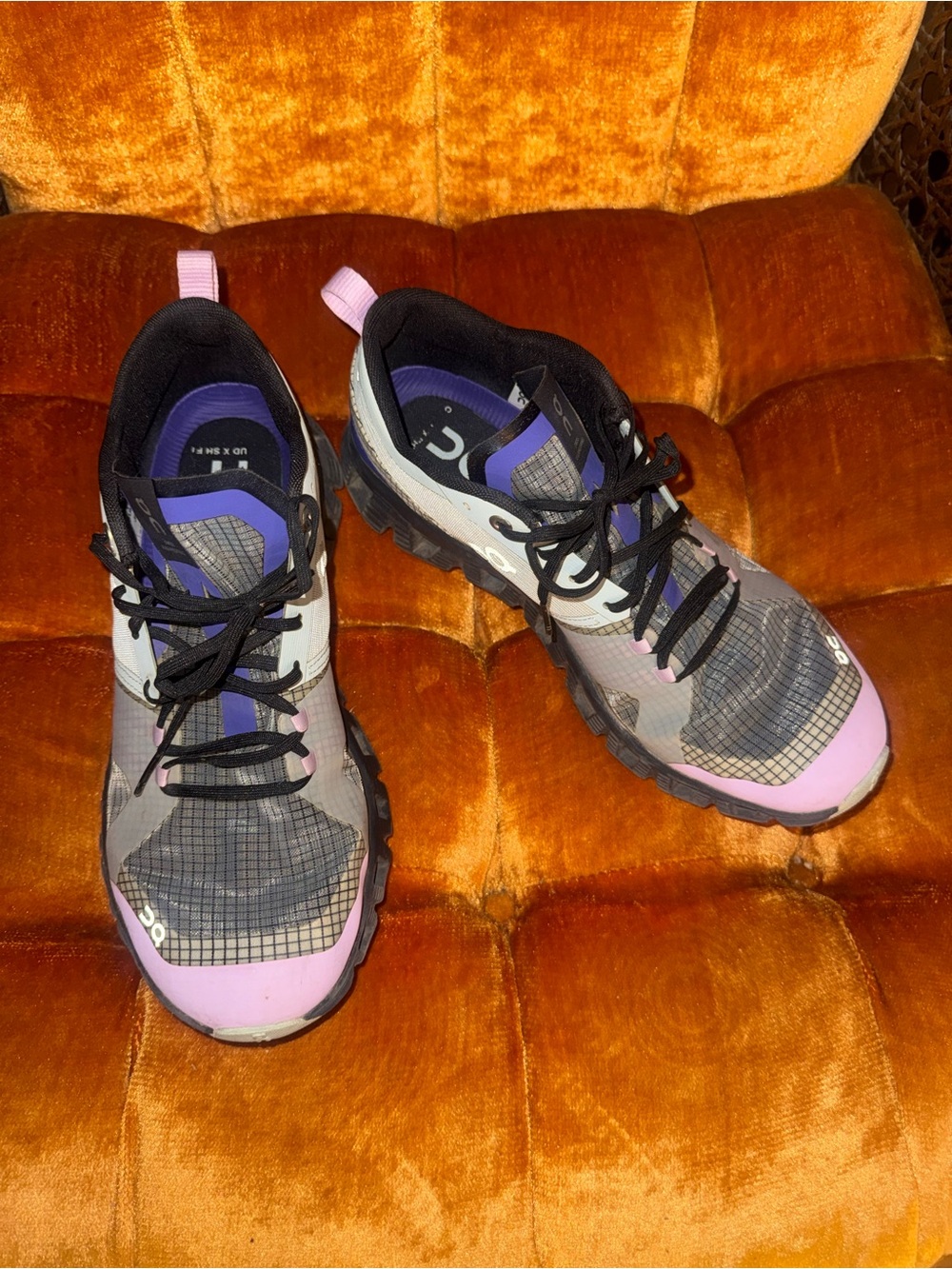 Trail Running Shoes - Women's Black & Purple Sneakers